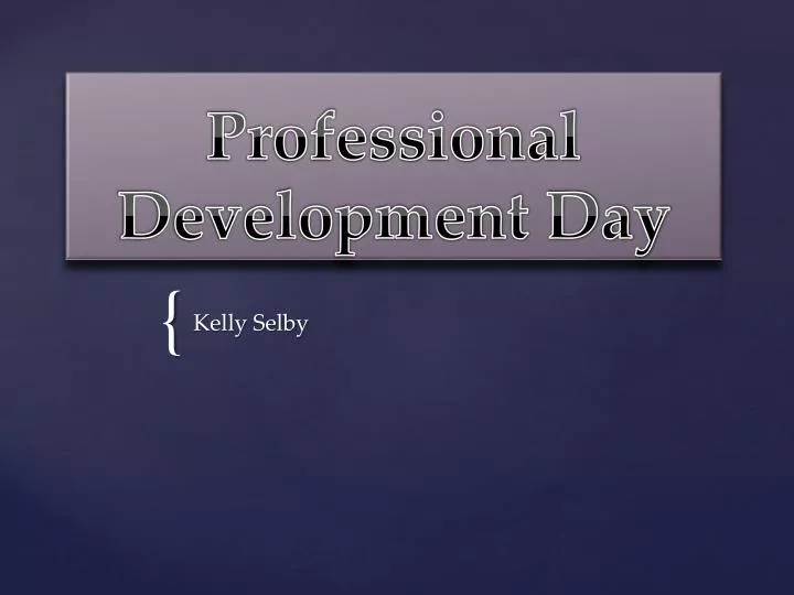 professional development day