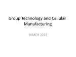 Group Technology and Cellular Manufacturing