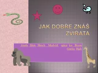 jak dob e zn zv ata
