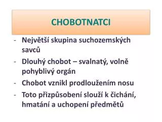 chobotnatci