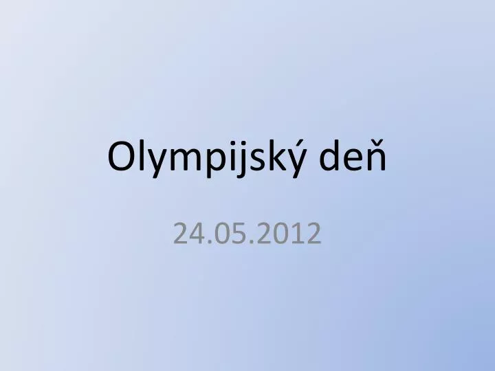 olympijsk de