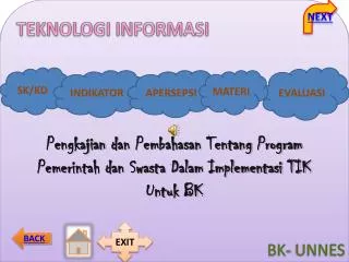 pengkajian d an pembahasan tentang program pemerintah dan swasta dalam implementasi tik untuk bk