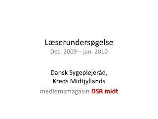 l serunders gelse dec 2009 jan 2010