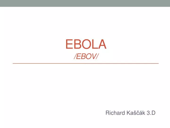 ebola ebov