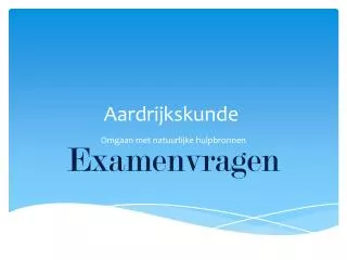 aardrijkskunde
