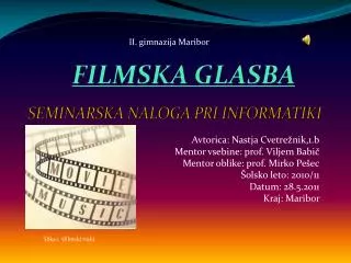 seminarska naloga pri informatiki
