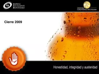 cierre 2009