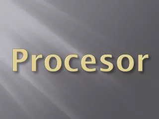 procesor