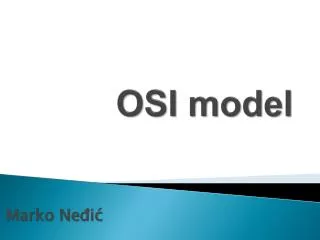 osi model