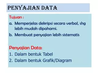 penyajian data