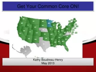 Get Your Common Core ON!
