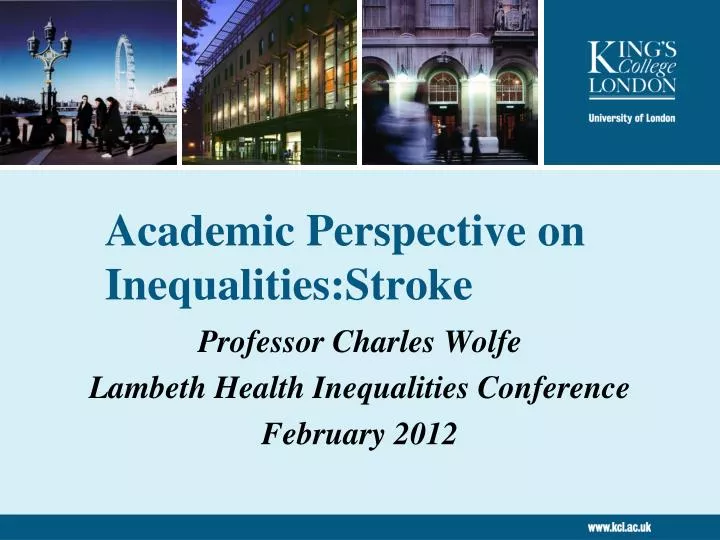 academic perspective on inequalities stroke