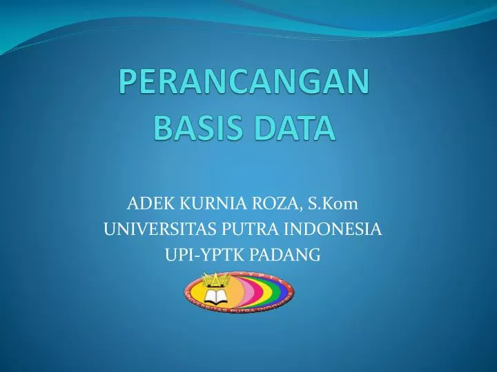 perancangan basis data