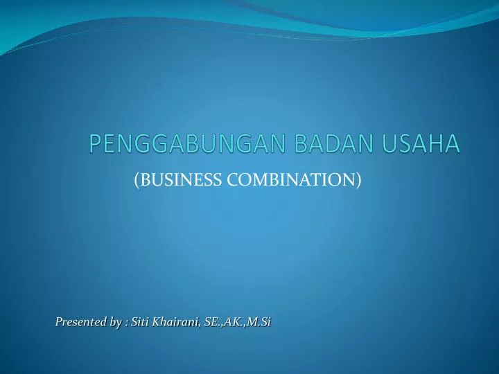 penggabungan badan usaha