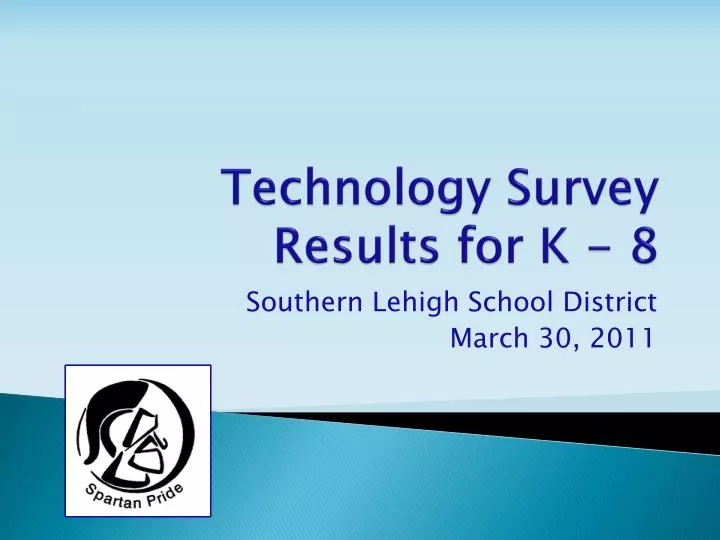 technology survey results for k 8