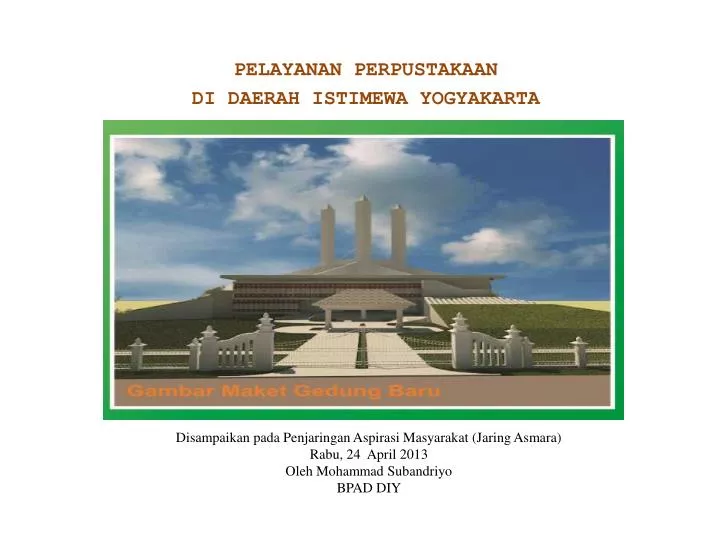 pelayanan perpustakaan di daerah istimewa yogyakarta