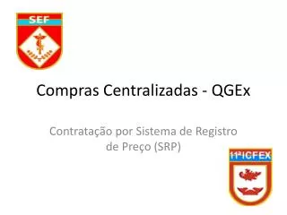 compras centralizadas qgex