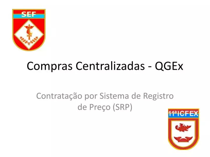 compras centralizadas qgex