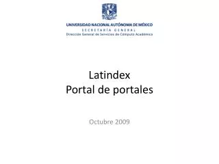 latindex portal de portales