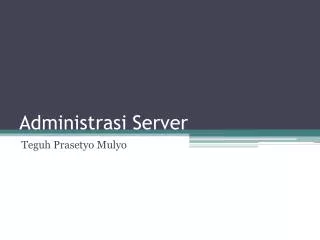 administrasi server