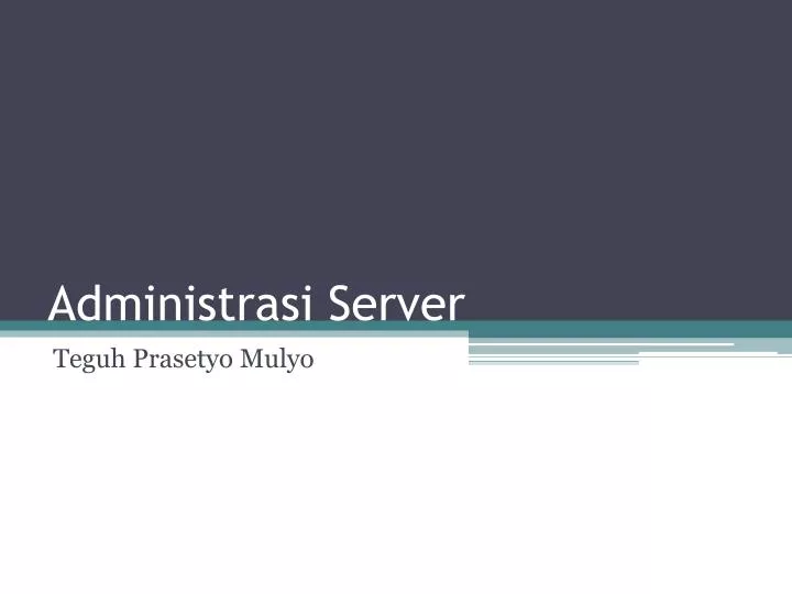 administrasi server