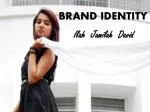 Brand identity - slide 1
