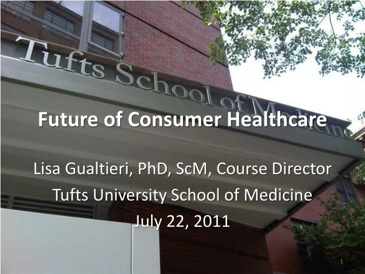 future of consumer healthcare
