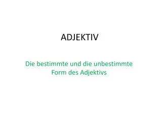 adjektiv
