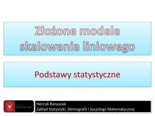 podstawy statystyczne