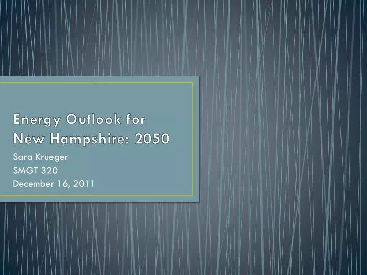 energy outlook for new hampshire 2050