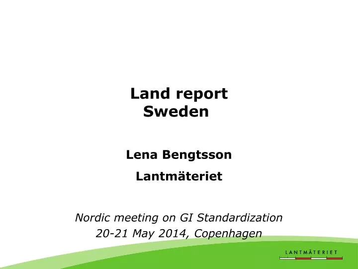land report sweden