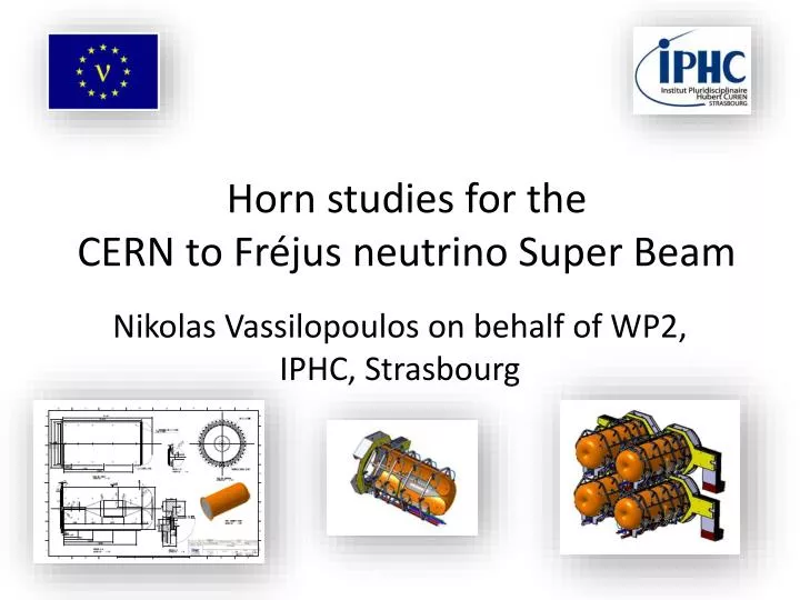 horn studies for the cern to fr jus neutrino super beam