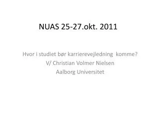 nuas 25 27 okt 2011