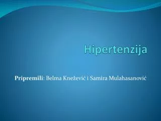 hipertenzija
