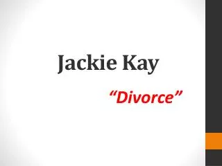 Jackie Kay
