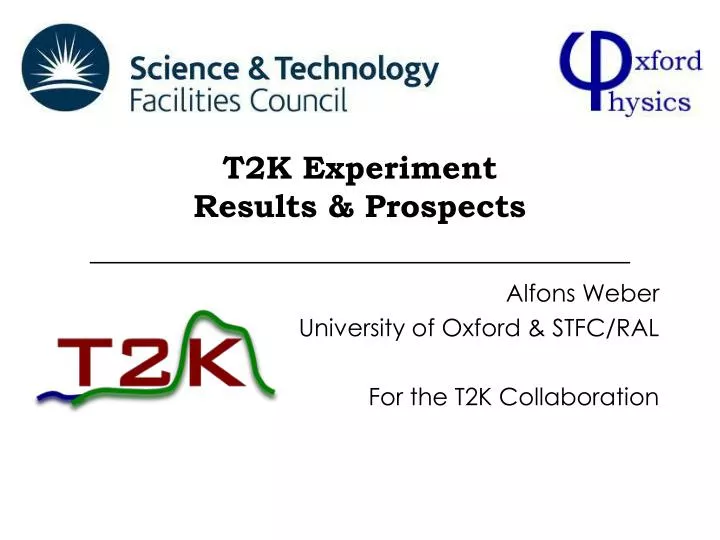 t2k experiment results prospects