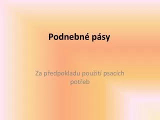 podnebn p sy