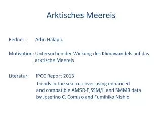 arktisches meereis