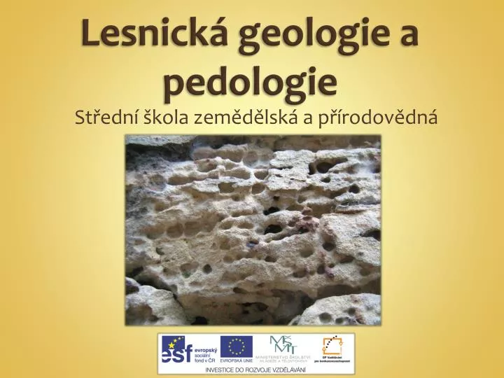 lesnick geologie a pedologie