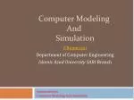 Computer Modeling  And  Simulation - slide 1