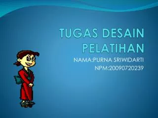 tugas desain pelatihan