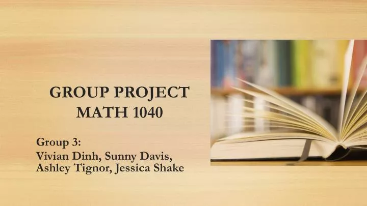 group project math 1040