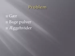 problem