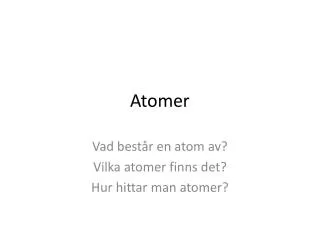 atomer