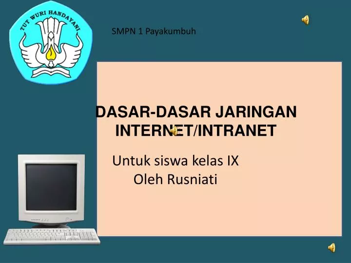 dasar dasar jaringan internet intranet