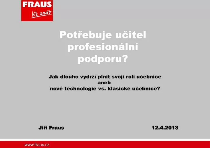 pot ebuje u itel profesion ln podporu