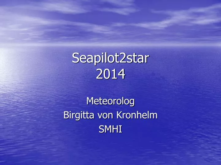 seapilot2star 2014