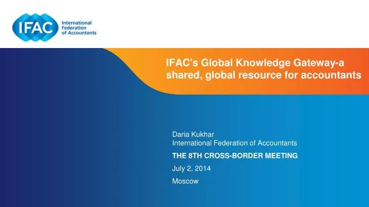 ifac s global knowledge gateway a shared global resource for accountants