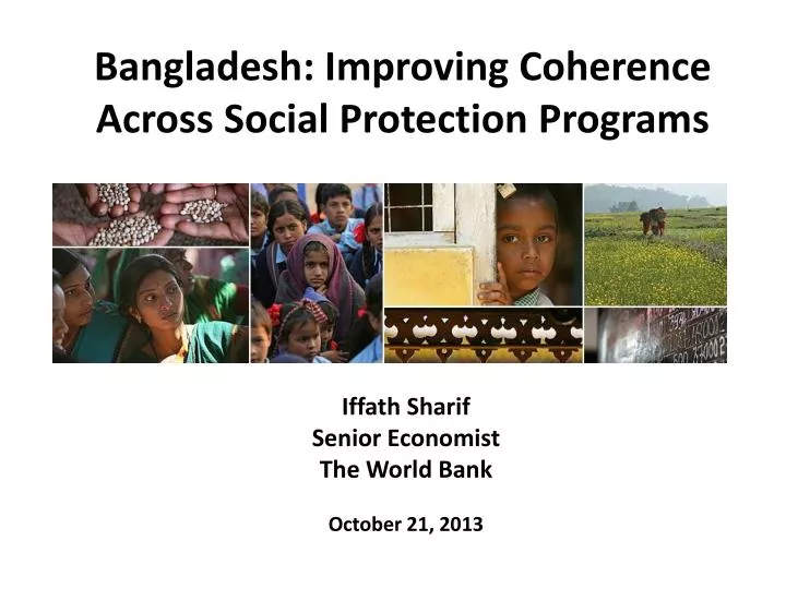 bangladesh improving coherence across social protection programs