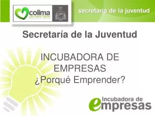 secretar a de la juventud incubadora de empresas porqu emprender